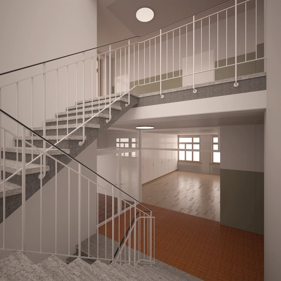 SA Horbern Visu 007 Innen Aula Treppenhaus